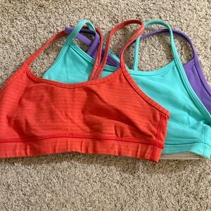 Lululemon lot of 3 Flow Y Bras
